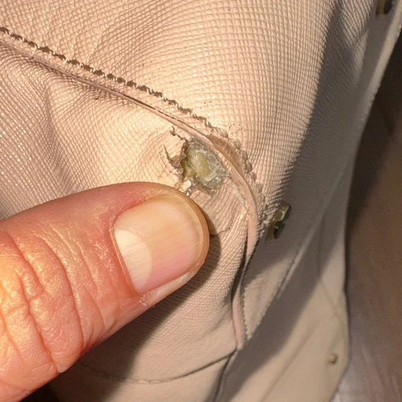 Tory Burch Beige Leather Tote - Picture 7 of 15